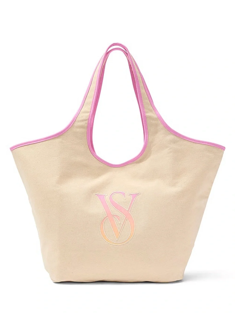 Victoria's Secret Ombré Monogram Logo Tote Bag